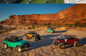 Quatro novos conceitos Jeep® e Mopar enfrentam as trilhas no 58º Evento Anual Easter Jeep Safari