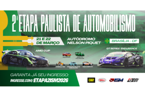 Brasília-DF receberá o Paulista de Automobilismo para a realização da 2ª Etapa de 2026