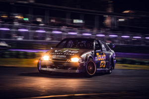 Com Ômega preparado para as pistas, Nilson Silva é destaque em ações de drift